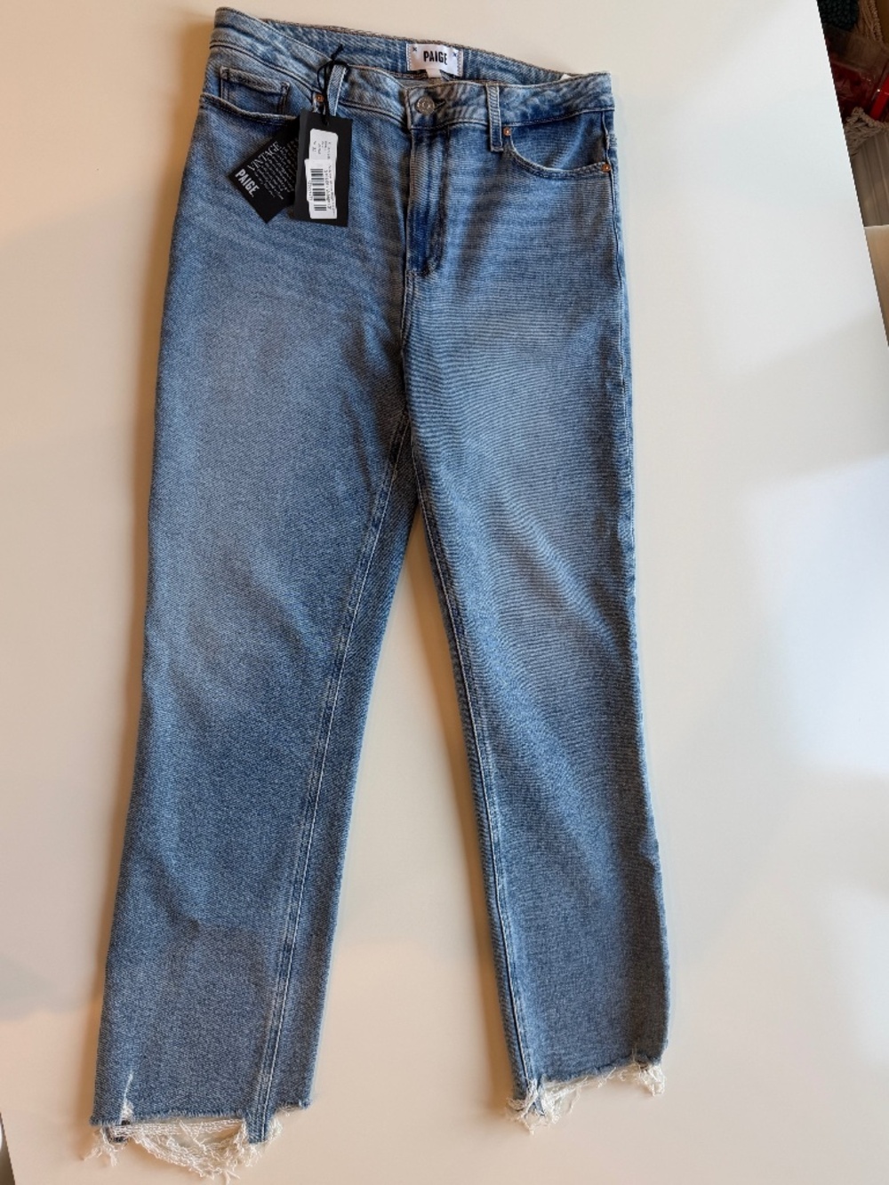 PAIGE Cindy High Rise Straight Ankle jeans, size 31, NWT
